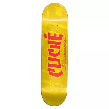 Дека для скейтборда CLICHÉ Banco Rhm Yellow 8 2021