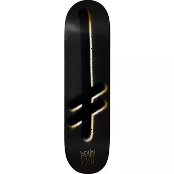 Дека для скейтборда DEATHWISH Gang Logo Deck Blk/Gold 8.25 дюйм 2022