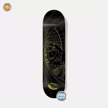 Дека для скейтборда FOOTWORK Progress Tushev Fisheye Yellow/Black 8 дюйм 2021