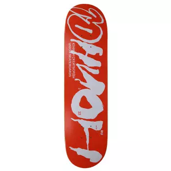 Дека для скейтборда ЮНИОН Team1 Red-White Красный 8 дюйм 2022