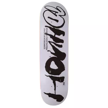 Дека для скейтборда ЮНИОН Team1 White-Black Белый 8.5 дюйм 2022