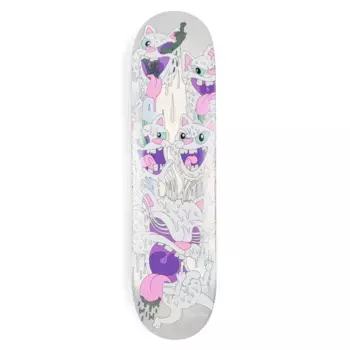 Дека для скейтборда RIPNDIP Slimey Boys Deck Iridescent 2023