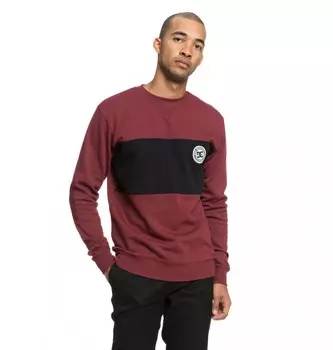 Джемпер DC SHOES Rebel Crew Bloc M Cabernet