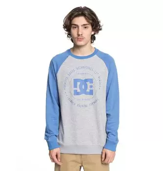 Джемпер мужской DC SHOES Rebuilt Crew Ra M Campanula/ Grey Heather