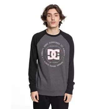 Джемпер мужской DC SHOES Rebuilt Crew Ra M Black/ Charcoal Heather
