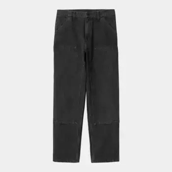 Джинсы CARHARTT WIP Double Knee Pant FW25 Black (Stone Washed)
