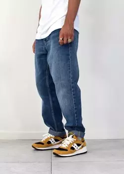 Джинсы CARHARTT WIP Newel Pant Regular Blue (Mid Used Wash) 2021