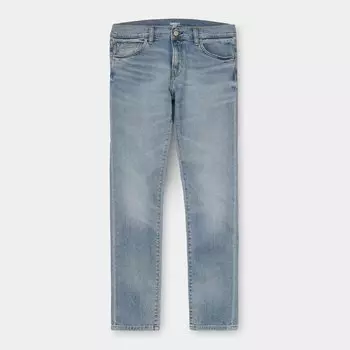 Джинсы CARHARTT WIP Rebel Pant Slim Blue Light Used Wash 2021