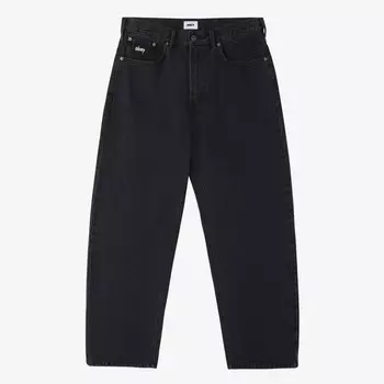 Джинсы OBEY Bigwig Baggy Denim Faded Black