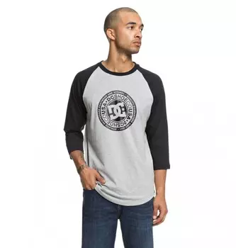 Фуфайка DC SHOES Research 3/4 Ra M Black/Grey Heather