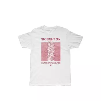 Футболка 686 Outdoor Pleaseure S/S T-Shirt White 2023