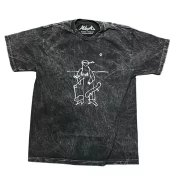 Футболка АБСУРД Скейтерша Черный 2023
