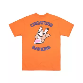 Футболка BSRABBIT Cs Pink Dog Sst Orange 2023