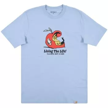 Футболка CARHARTT WIP S/S Appetite T-Shirt Misty Sky 2023