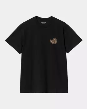 Футболка CARHARTT WIP S/S Brown Ducks T-Shirt FW25 Black