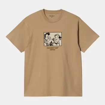 Футболка CARHARTT WIP S/S Carhartt Wip Coffee T-Shirt Dusty H Brown 2023