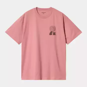 Футболка CARHARTT WIP S/S Chrysanthemum T-Shirt FW25 Dusty Rose