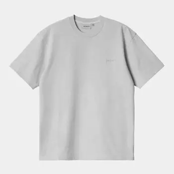 Футболка CARHARTT WIP S/S Duster Script T-Shirt SS24 Basalt (Garment Dyed)
