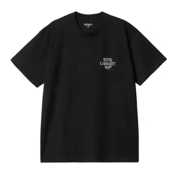 Футболка CARHARTT WIP S/S Hotel Keys T-Shirt FW25 Black / White