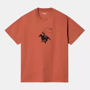 Футболка CARHARTT WIP S/S Lasso T-Shirt Phoenix / Black 2023