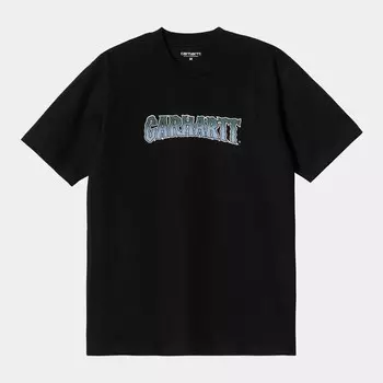 Футболка CARHARTT WIP S/S Slow Script T-Shirt Black 2023