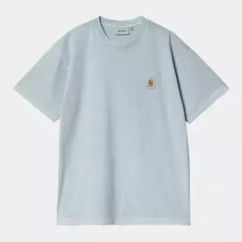 Футболка CARHARTT WIP S/S Vista T-Shirt FW25 Dusty Ice (Garment Dyed)