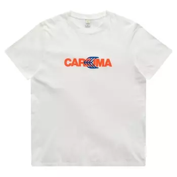 Футболка CARIUMA Duo Logo Off-White/Orange/Navy 2023