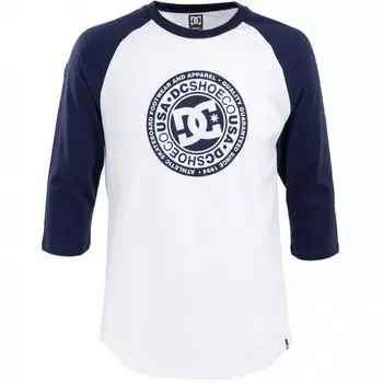 Футболка DC SHOES Research 3/4 Ra M Tees Black Iris/ Snow White