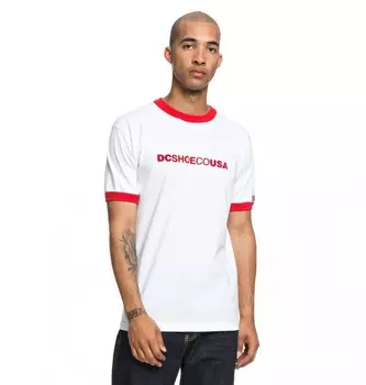 Футболка DC SHOES Skate Ringer Te M White