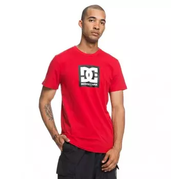 Футболка DC SHOES Square Star Ss M Tango Red