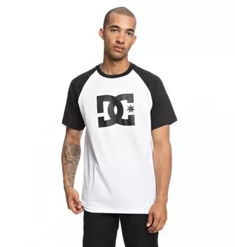 Футболка DC SHOES Star Ss Raglan M Black/ Snow White