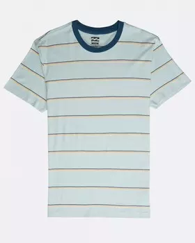 Футболка мужская BILLABONG Die Cut Stripe Ss Cr Dusty Blue