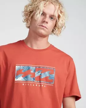 Футболка мужская BILLABONG Inversed Tee Ss Rustic Red