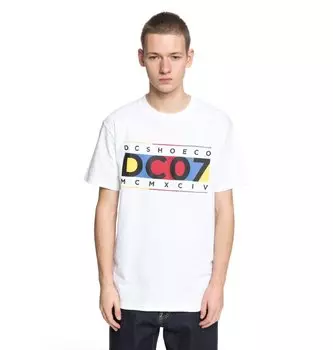 Футболка мужская DC SHOES Knuckle In A Ro M Snow White