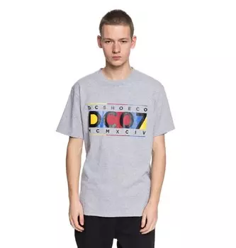 Футболка мужская DC SHOES Knuckle In A Ro M Grey Heather