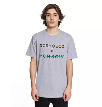 Футболка мужская DC SHOES Line Up The Way M Grey Heather