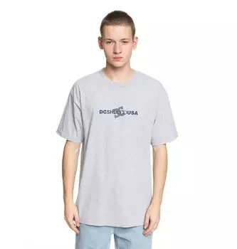 Футболка мужская DC SHOES Round Reflect S M Grey Heather