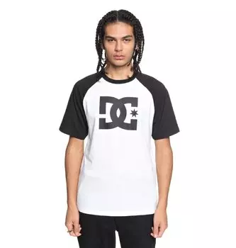 Футболка мужская DC SHOES Star Raglan Ss M Snow White