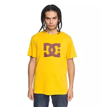 Футболка мужская DC SHOES Star Ss M Old Gold/ Fired Brick