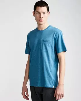 Футболка мужская ELEMENT Basic Pocket Cr Ss Blue Heather
