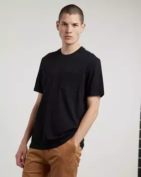 Футболка мужская ELEMENT Basic Pocket Cr Ss Flint Black