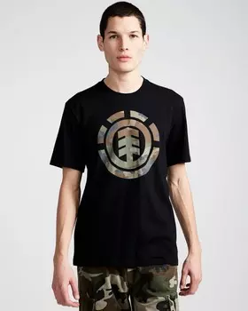 Футболка мужская ELEMENT Foundation Icon Ss Flint Black