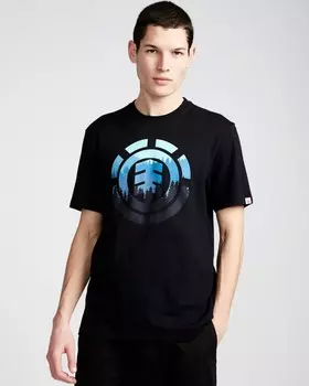 Футболка мужская ELEMENT Glimpse Icon Ss Flint Black