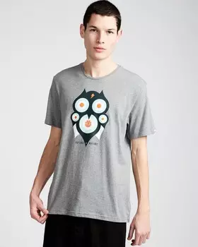Футболка мужская ELEMENT Hoot Ss Grey Heather