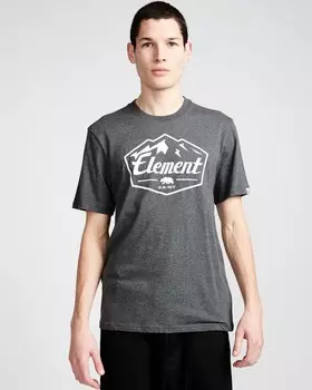 Футболка мужская ELEMENT Slab Ss Charcoal Heathe