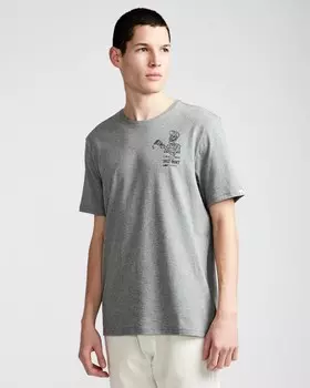 Футболка мужская ELEMENT Spilt Ss Grey Heather