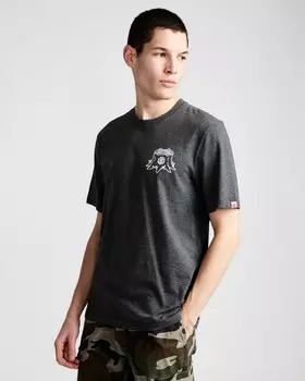Футболка мужская ELEMENT Stump Ss Charcoal Heathe