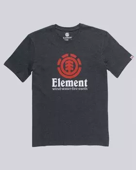 Футболка мужская ELEMENT Vertical Ss Charcoal Heathe