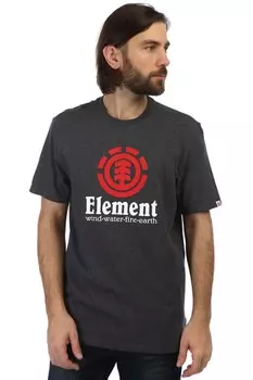 Футболка мужская ELEMENT Vertical Ss Charcoal Heather