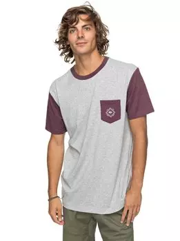 Футболка мужская QUIKSILVER Baysicpocket M Light Grey Heather